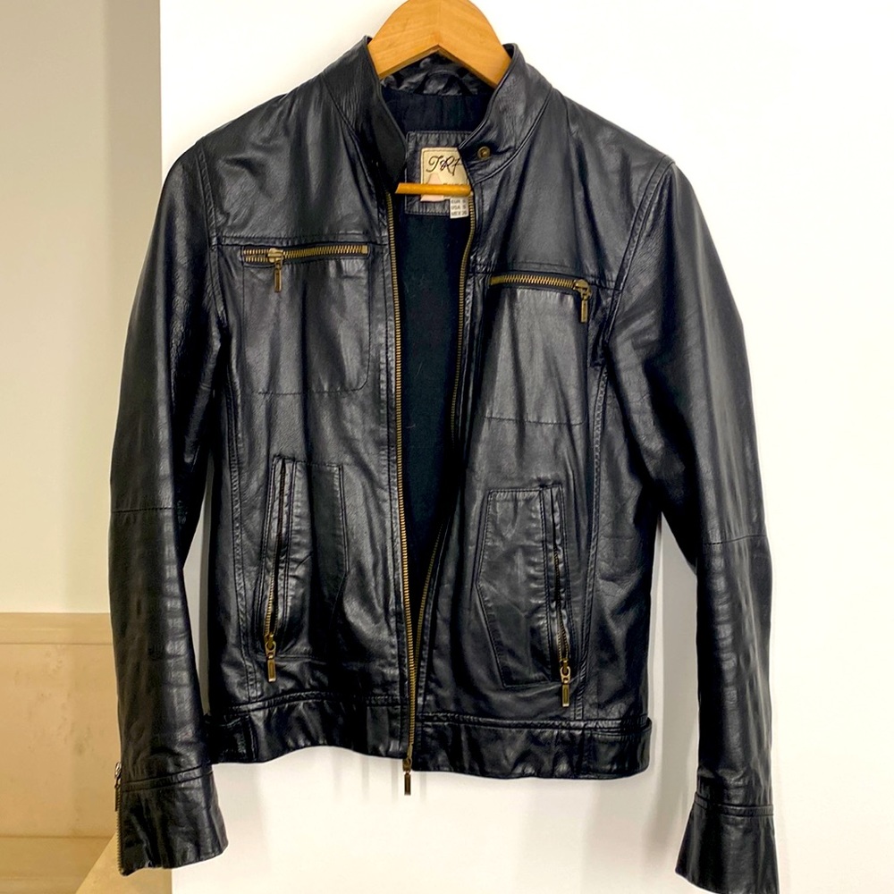 100% leather jacket size S